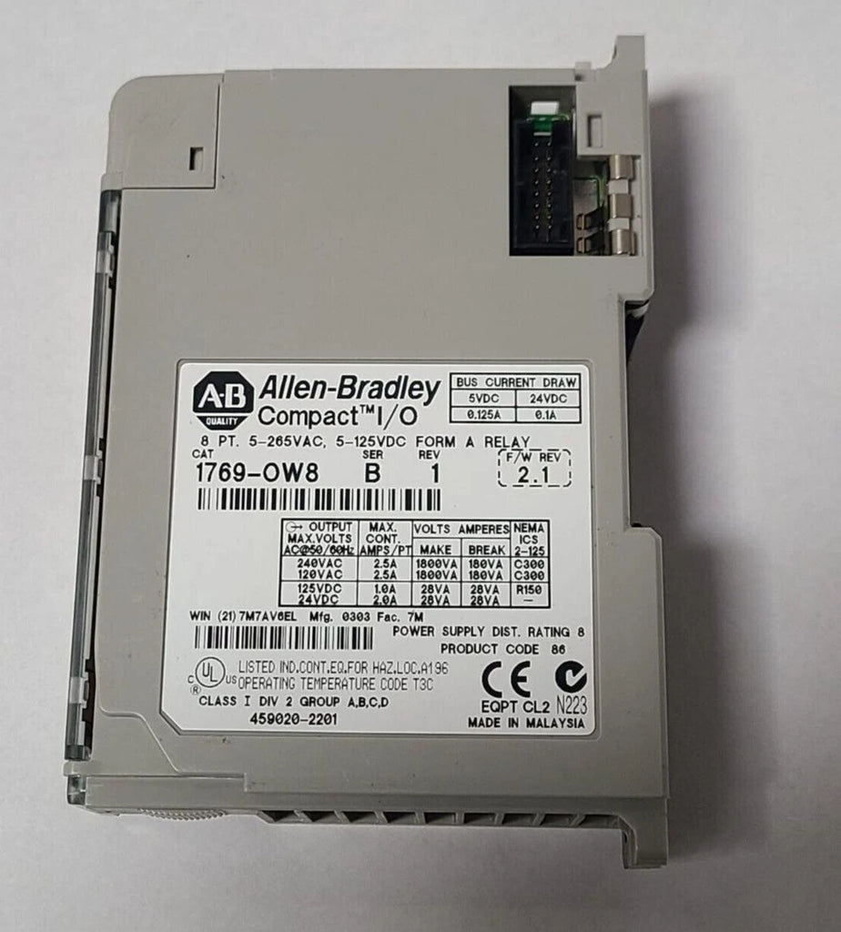 Allen Bradley 1769-OW8 SER B Rev 1 FW 2.1 Compact I/O
