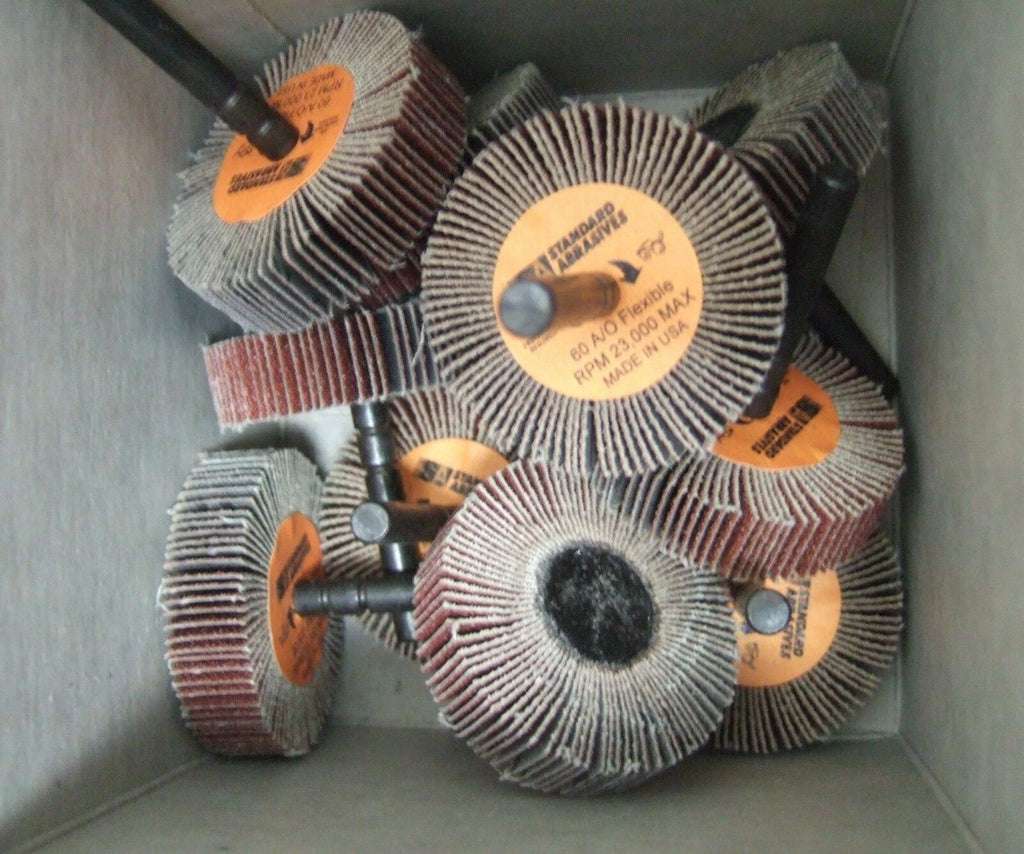 Standard Abrasives Flexible Flap Wheel 613125 2 x 1/2 x 1/4 60 Grit New 10 Pcs