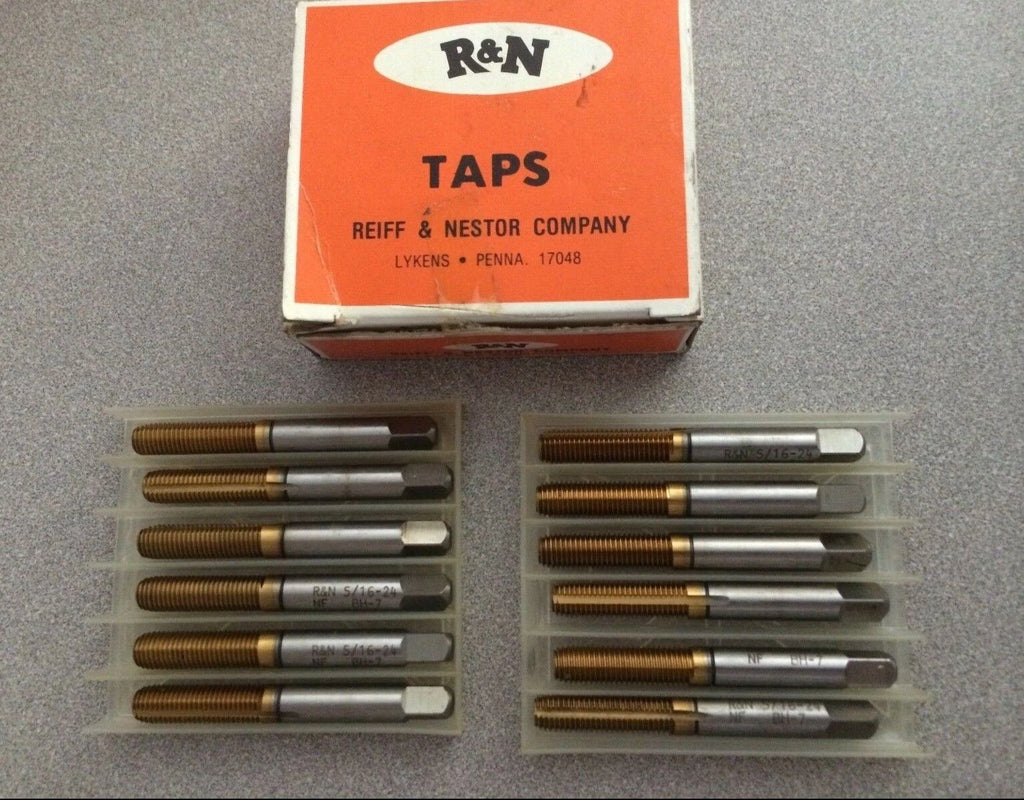 2 Pcs Reiff Nestor R&N ThreadFormer HSS Standard Bottom Tap 5/16 - 24 333THD2 H7