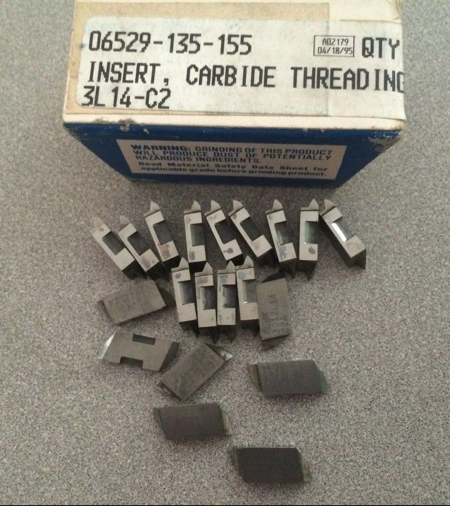 TGI USA Made TLJK C2A 3012L14 Lathe Grooving Carbide Inserts 20 Pcs Tools New