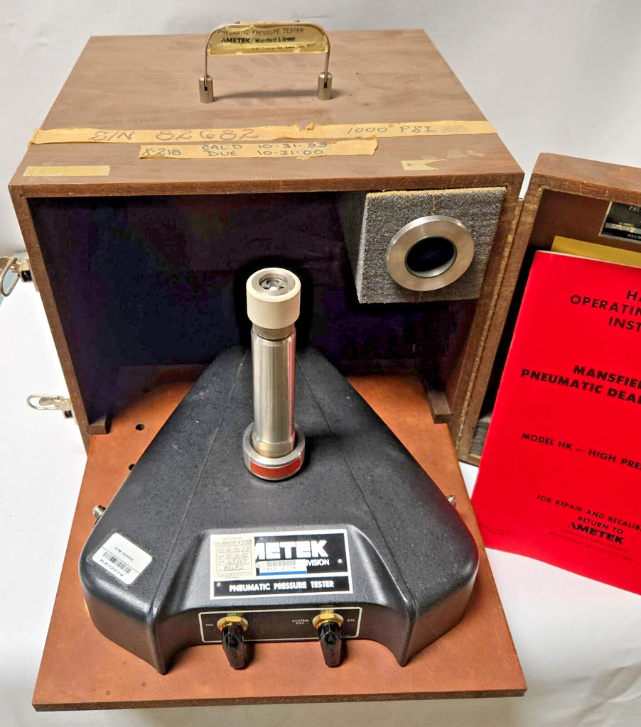Ametek Pneumatic Pressure Tester Calibrator HK-1000 1500 PSIG