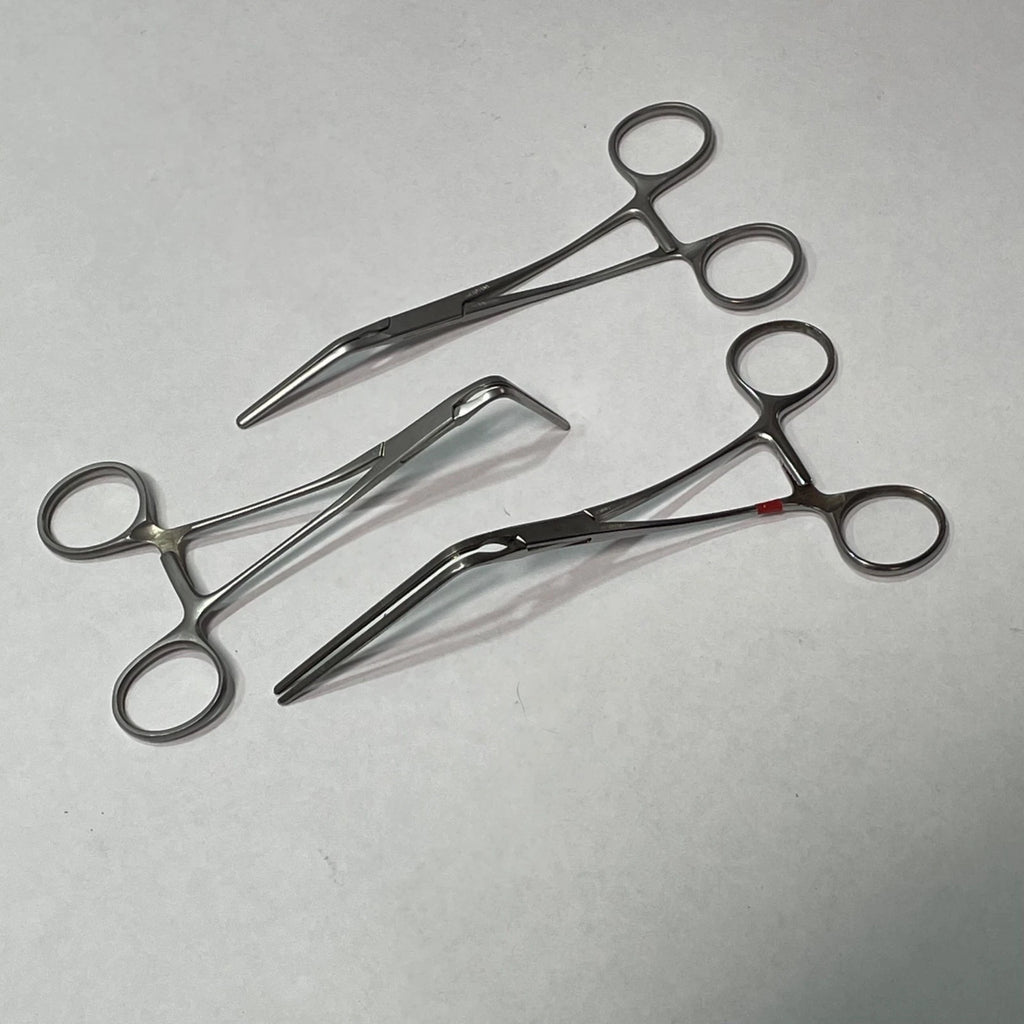 Lot of 3 V. Mueller Clamp Debakey CH 7120 K / CH 7124 / CH-7140 Stainless