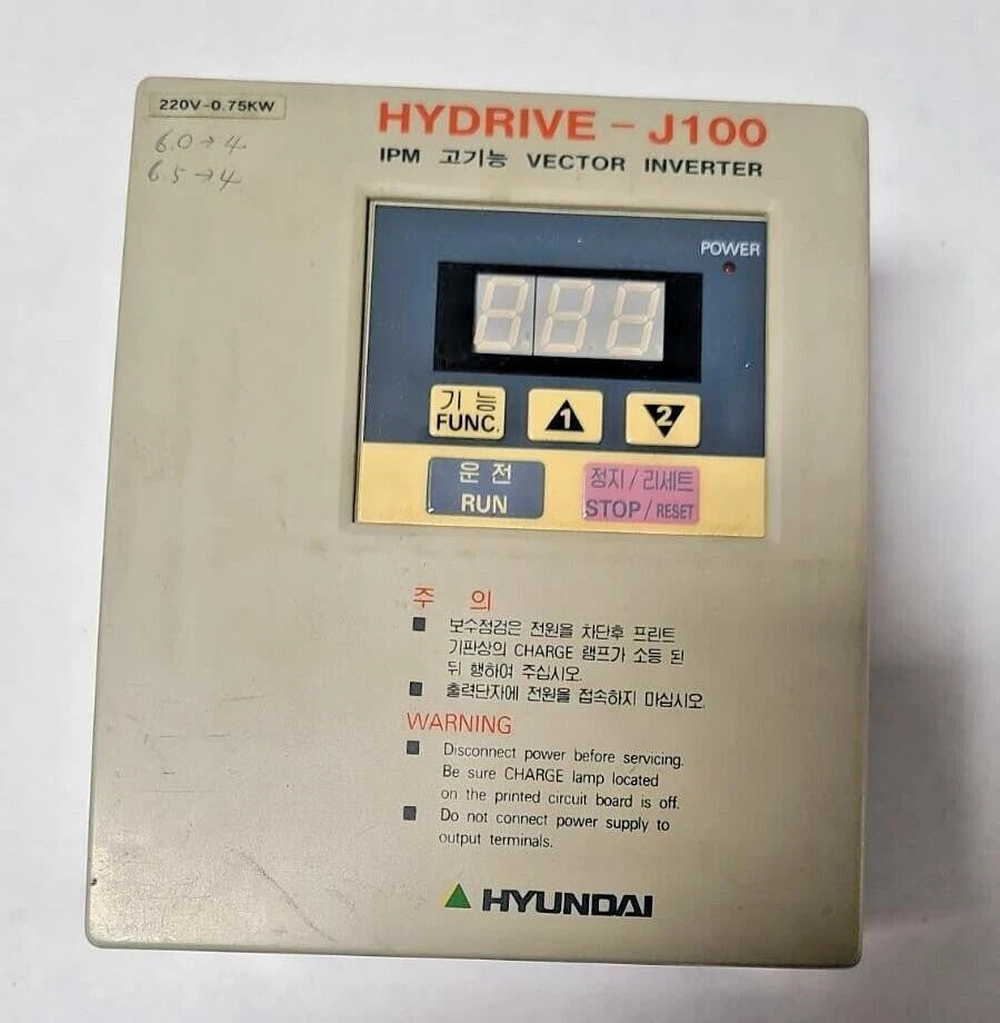 Hyundai Hydrive J100 INVERTER DRIVE 220V-0.75KW IPM Vector