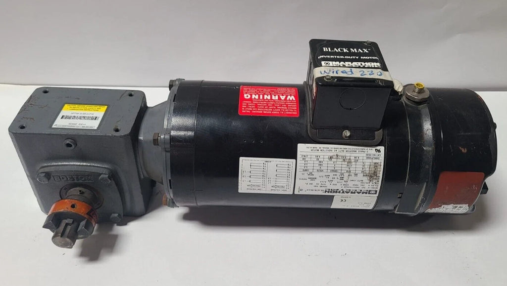Marathon Electric 56H17T5302D P Motor 4 Pole 1725 rpm 230/460 V Boston Gear 100