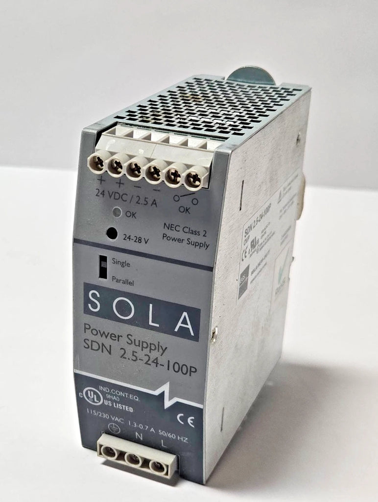SDN2.5-24-100P SDN2524100P Sola Power Supply