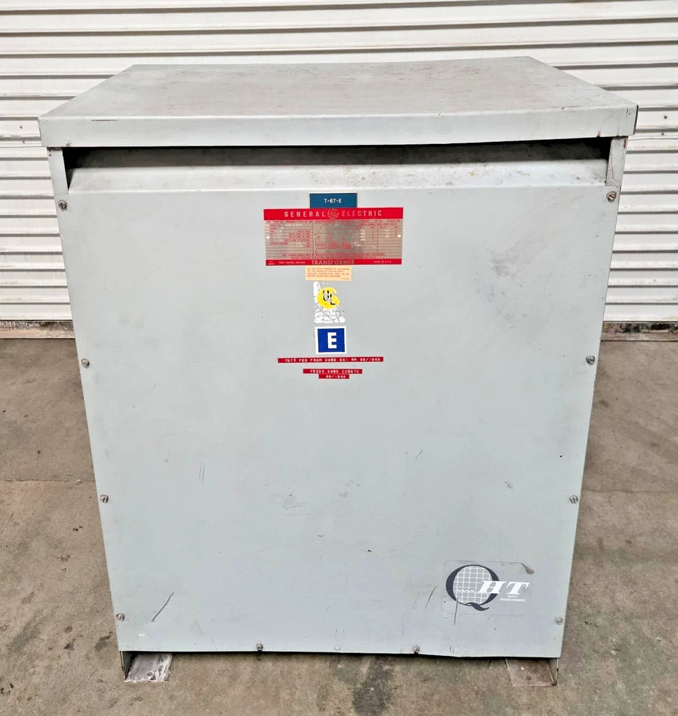 GENERAL ELECTRIC GE Type QL 150kVA 480V Transformer Cat No. 9T23B3876