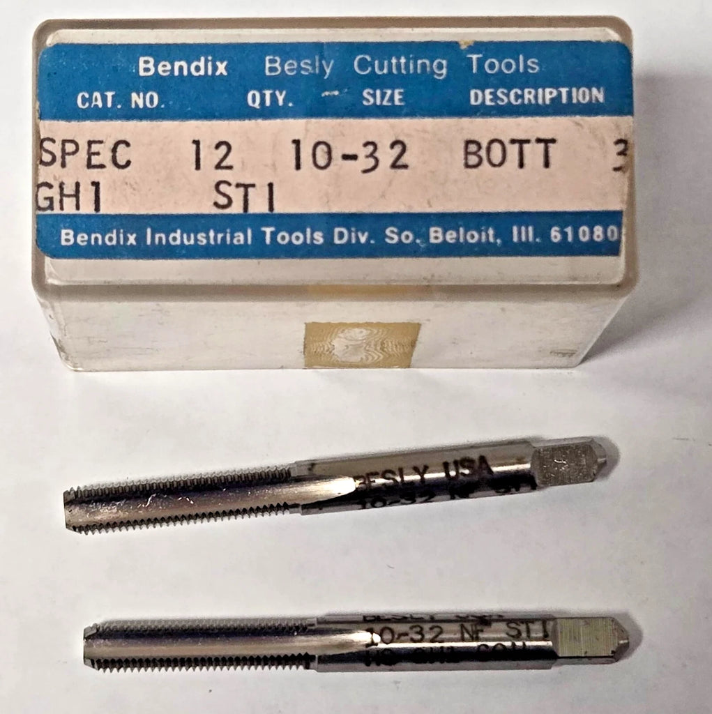 Lot of 2 Besly Tap 10-32 STI GH1 Bott 3 FL Brand New USA Made