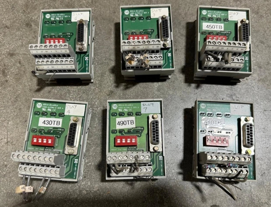1492-AIFM4-3 ALLEN BRADLEY 1492AIFM43 WIRING MODULE 4 CHANNEL INPUT/OUTPUT