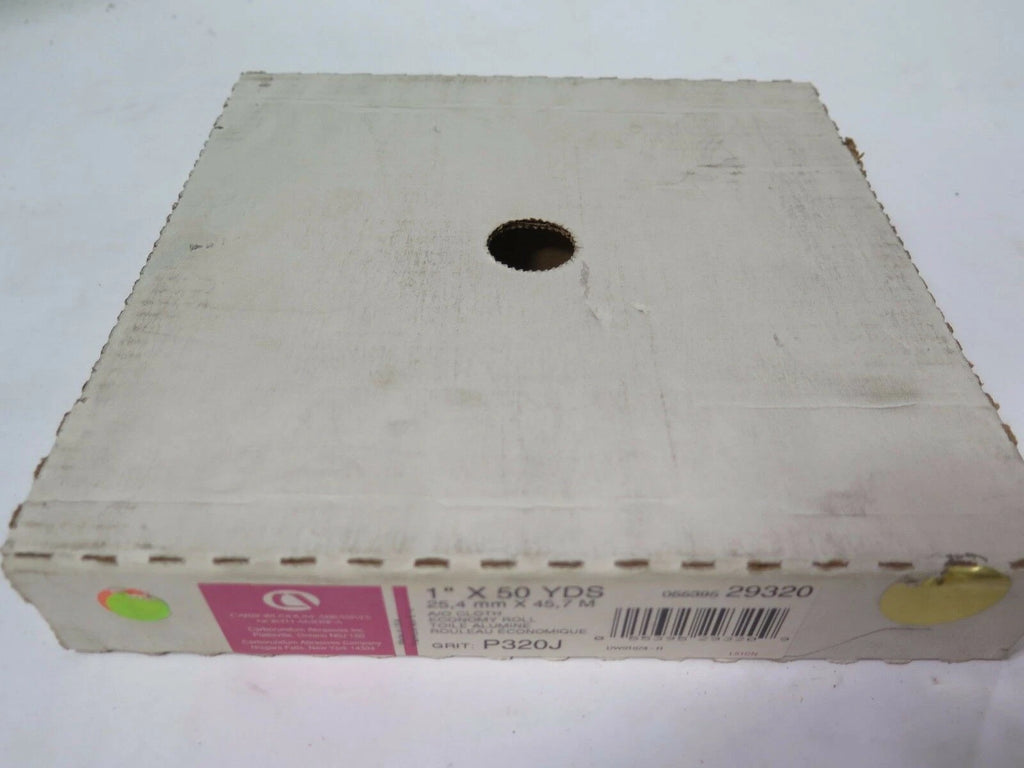 Carborundum 1" x 50 Yds A/O Cloth Economy 1 Roll Pn 29320 Grit P320J Brand New