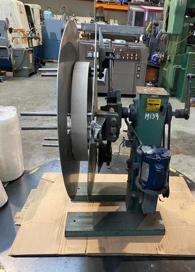 36” Durant Pre Feeder Coiler Uncoiler Single Phase Machine