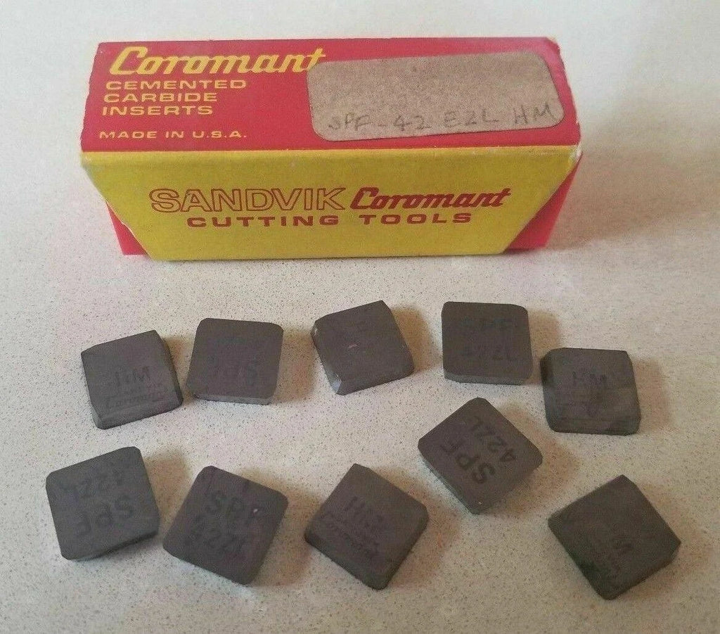 SANDVIK Coromant SPF-42 EZL HM SPF 42ZL Lathe Mill Carbide Inserts 10 Pcs