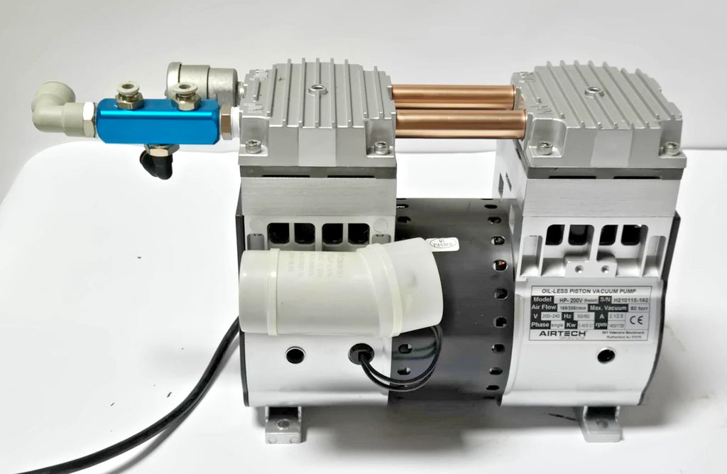 NEW AirTech HP-200V Oil Less Piston Vacuum Pump