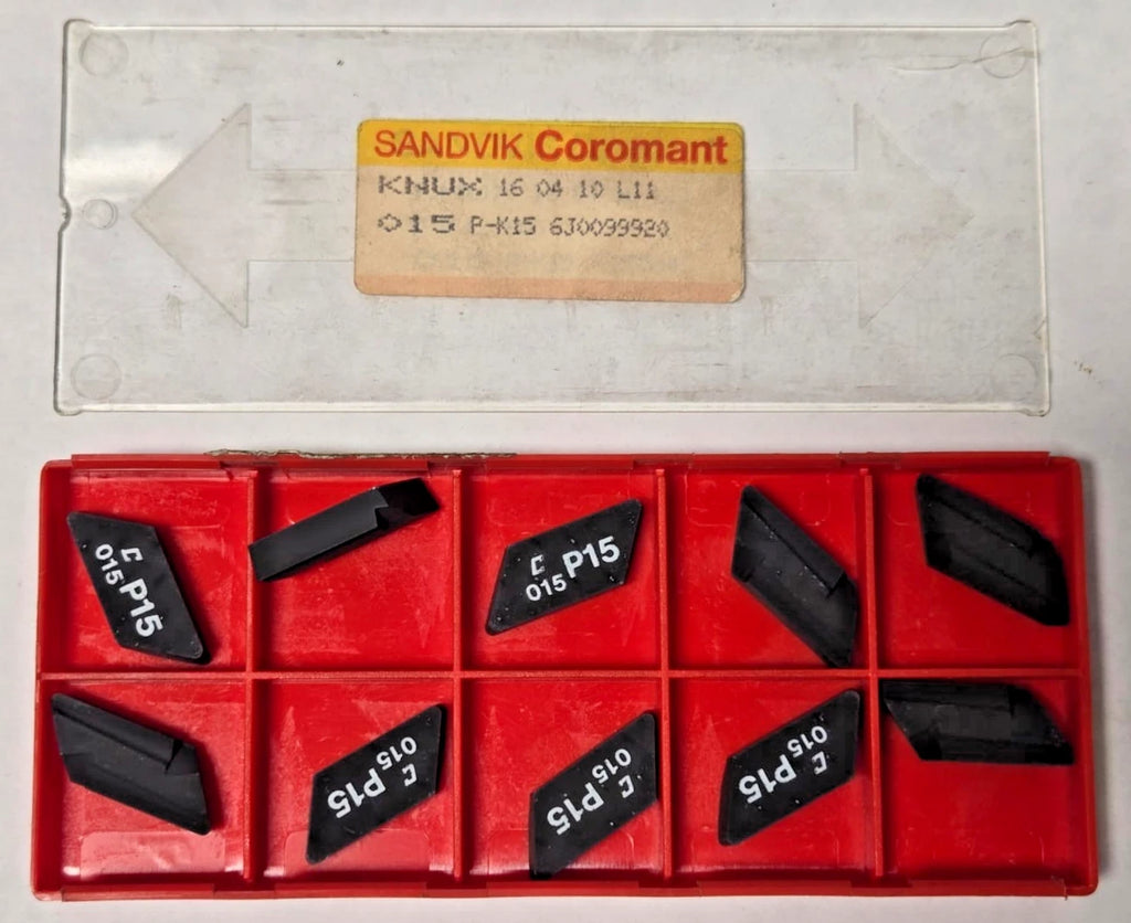 SANDVIK Coromant KNUX 16 04 10 L11 015 P-K15 Grooving Lathe Carbide Inserts Tool