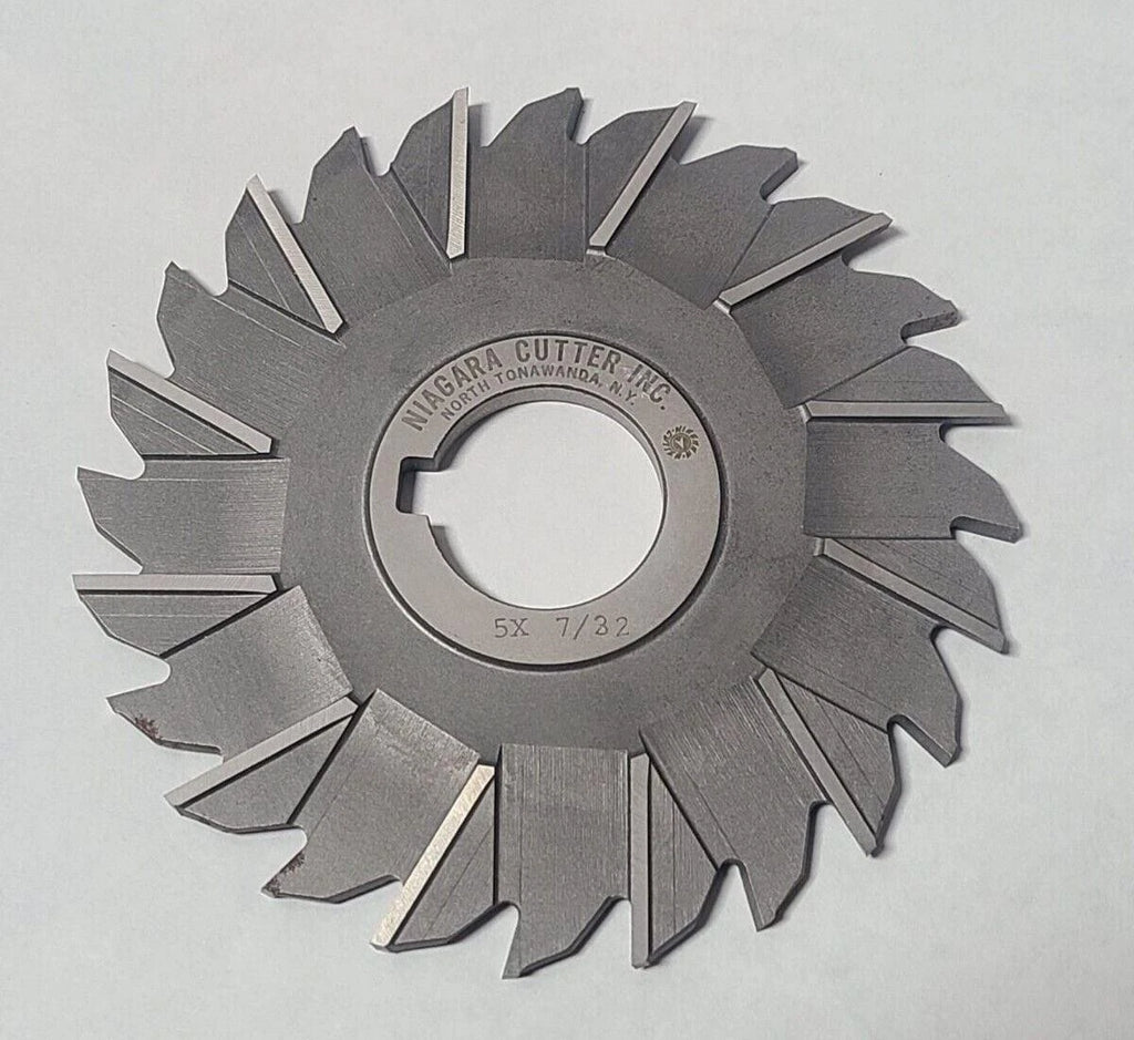 NIAGARA Cutter HSS Tooth Slitting Saw 5 x 7/32