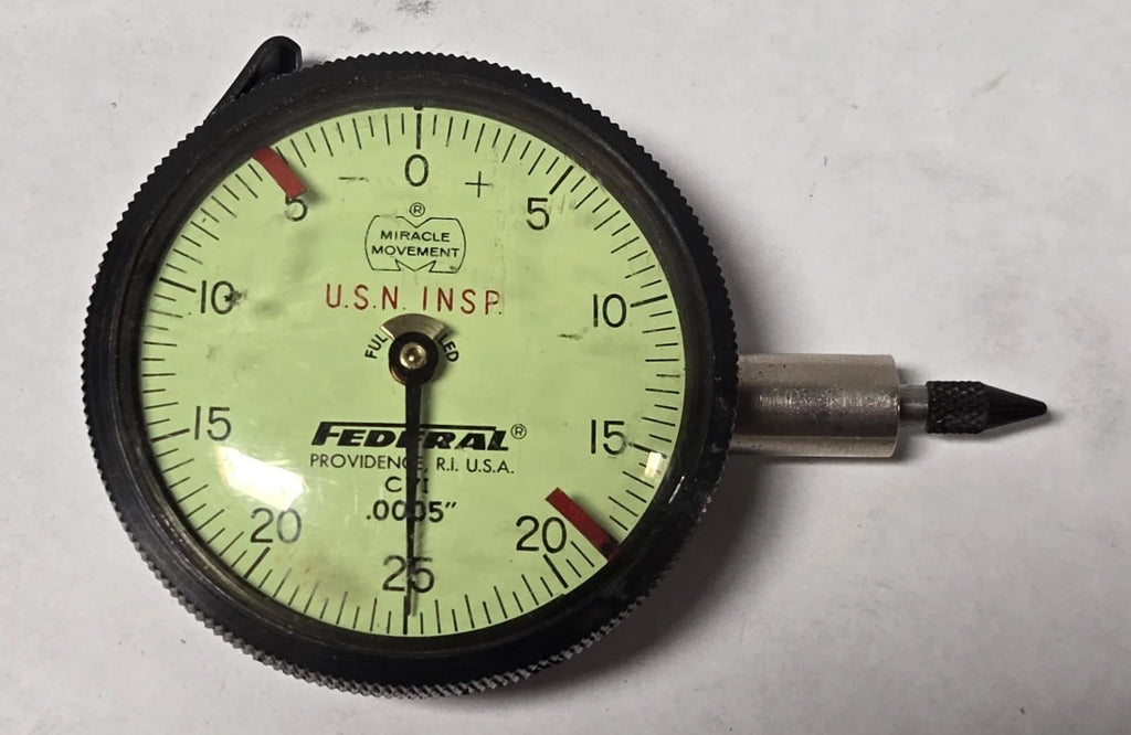 FEDERAL Dial Indicator Miracle Movement C71 .0005" Range