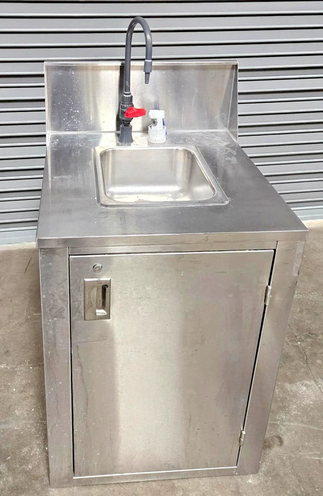 Crown Verity CV-PHS Stainless Steel Sink Cart Portable Hand Wash CVPHS