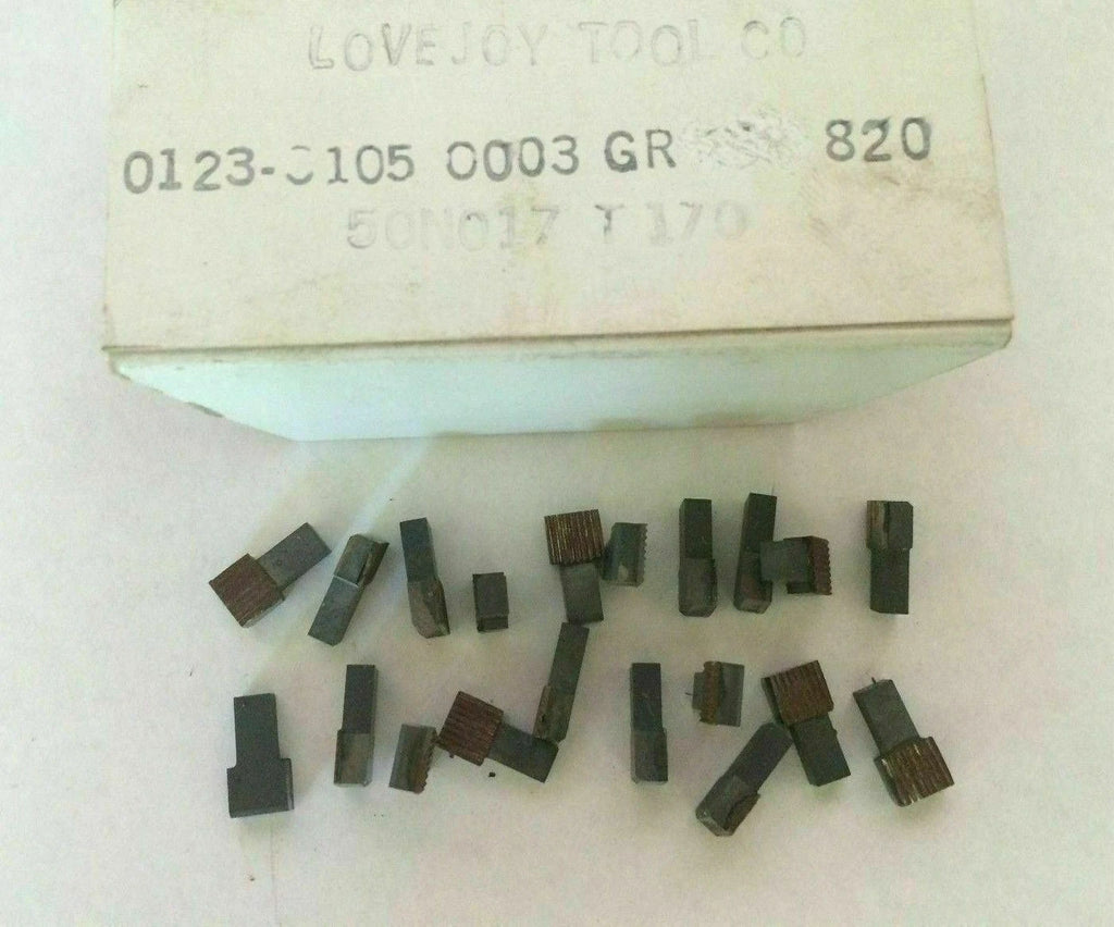 20 Pcs LOVEJOY 0123 0105 0003 820 50N07 T170 Lathe Mill Carbide Inserts Tool New