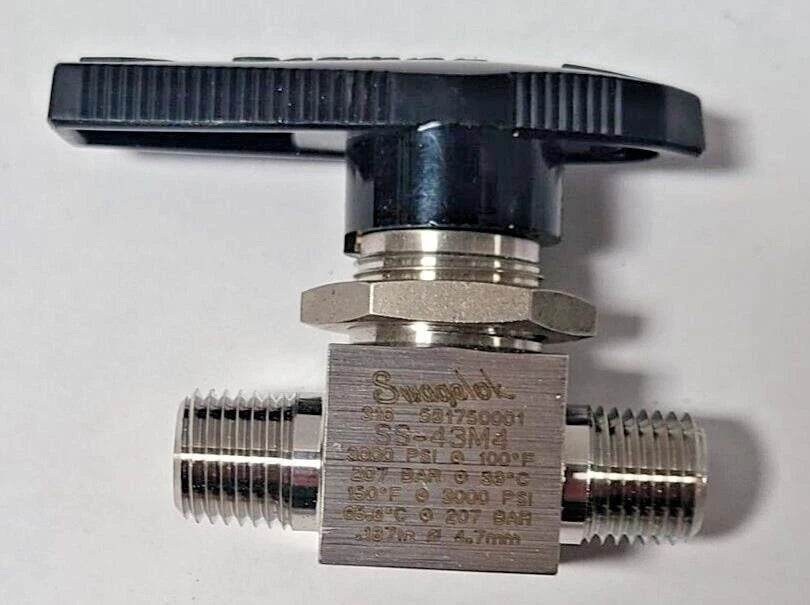 Swagelok SS-43M4 Ball Valve Stainless Steel