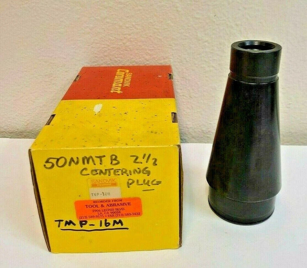 SANDVIK Coromant 50NMTB 2-1/2 CENTERING PLUG TMP-16M Lathe Holder