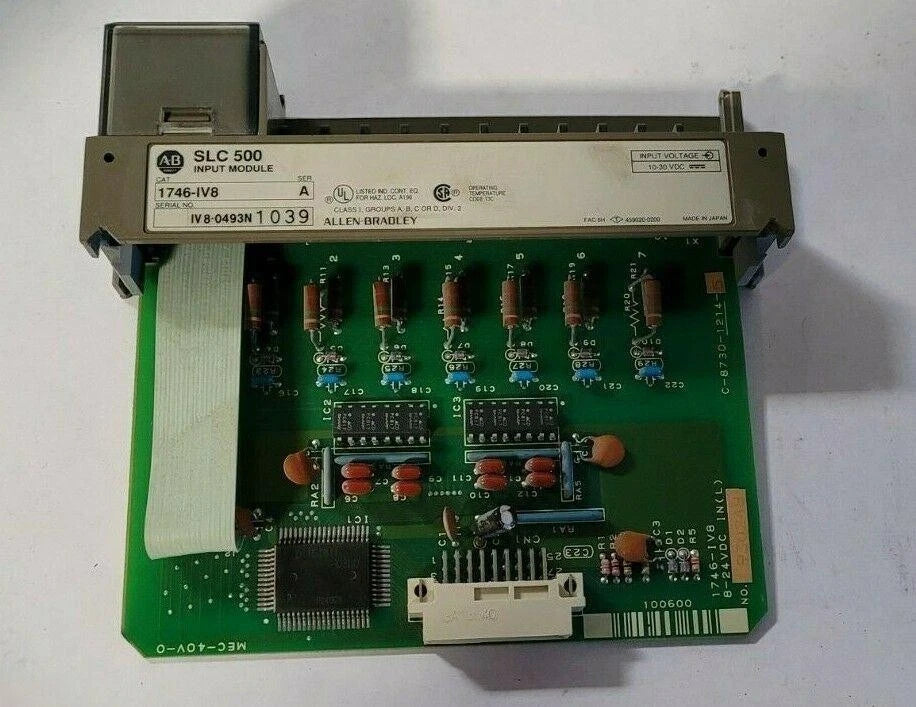 Allen Bradley 1746- IV8 SER A SLC 500 PLC IV8-0493N Analog Input Module