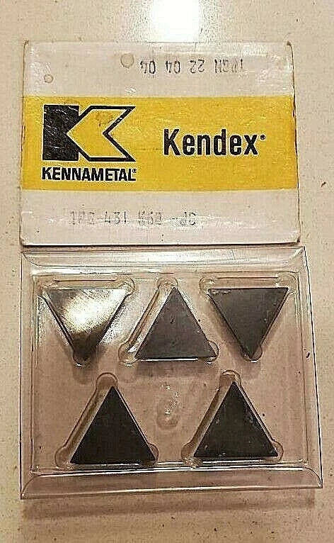 KENNAMETAL KENDEX TPG 431 K68 TPGN 22 04 04 Lathe Carbide 5 Inserts Mill New
