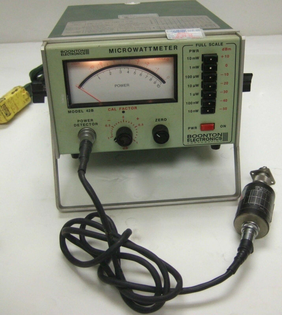 Boonton Electronics Microwattmeter Model 42B Micro Watt Meter