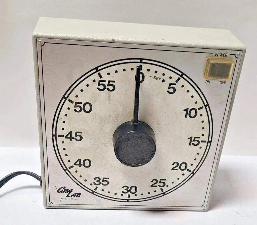 Gra Lab Model 254 60 Min Timer, Dark Room, Wall Hanger, Lab