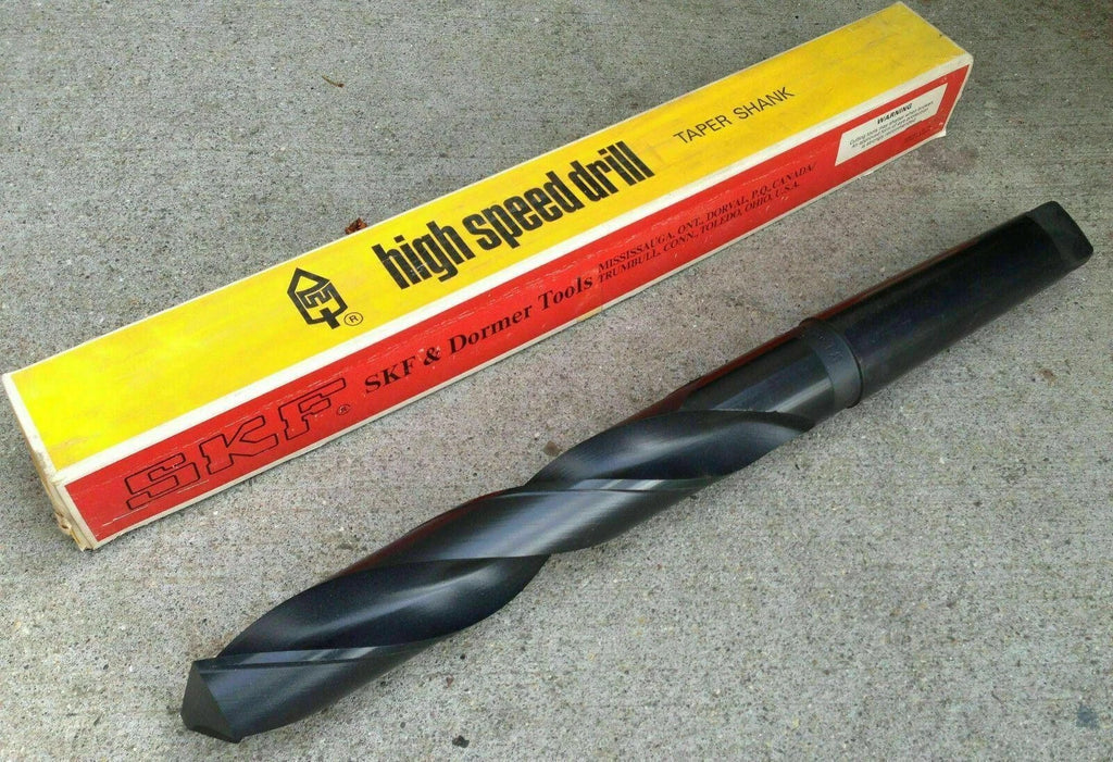 SKF Dormer 1-13/16 High Speed Steel Taper Shank Drill Bit HSS Lathe New MT5