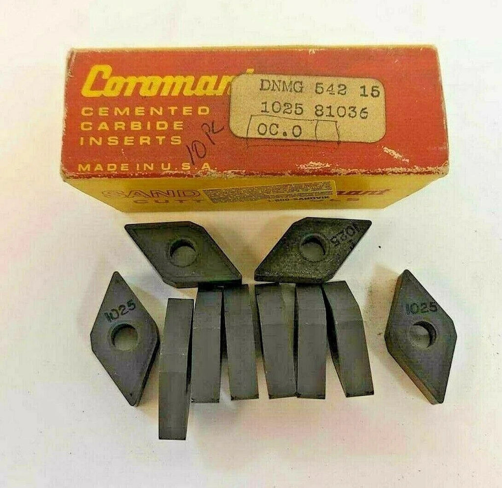 SANDVIK Coromant DNMM 542 15 1025 Lathe Carbide Inserts 10 Pcs New