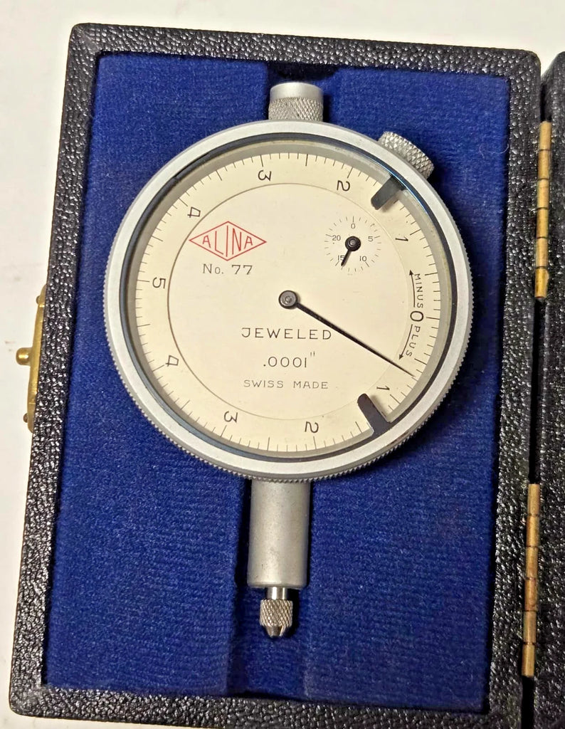 Alina 77 .0001" Swiss JEWELED Test Dial Indicator