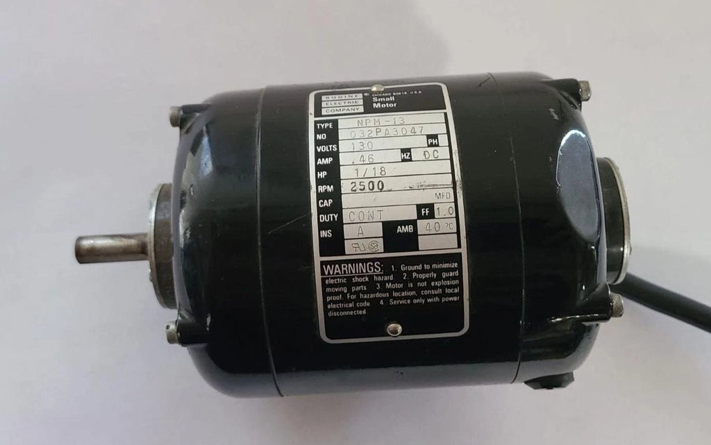 Bodine NPM-13 Small Motor 1/18 HP 130V 2500 RPM .46 AMP