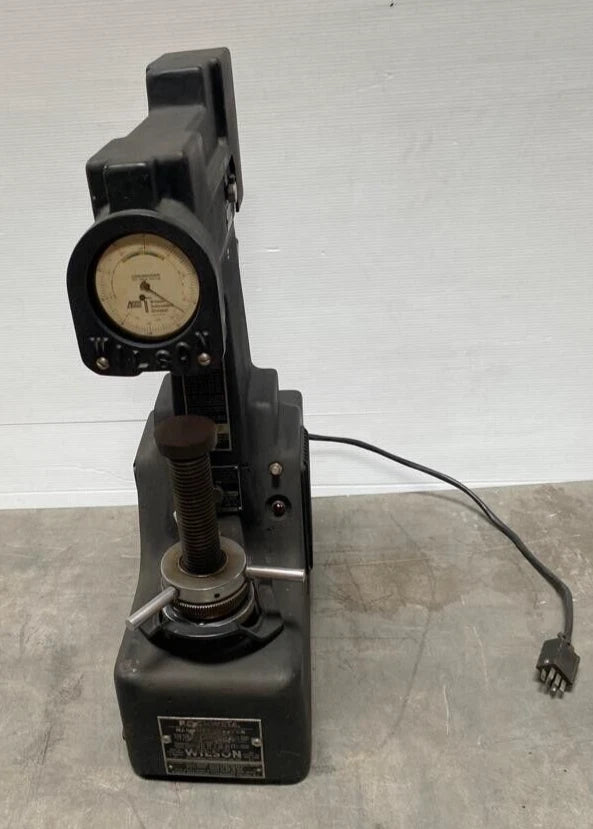 Rockwell Wilson Model 3QR Hardness Tester Machinist Testing Tool