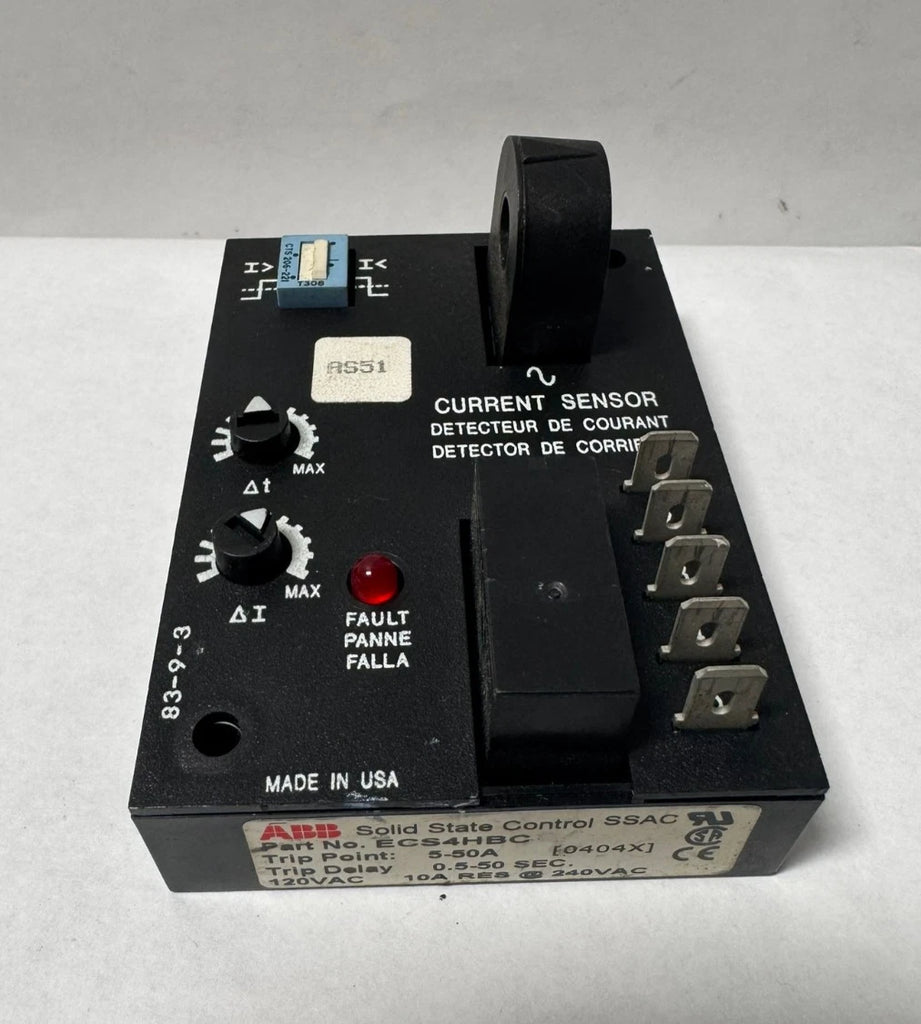 ABB ECS4HBC Solid State Control SSAC Current Sensor Made in USA