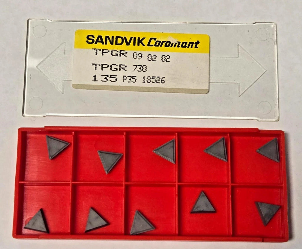10 Pcs SANDVIK Coromant TPGR 730 135 P35 09 02 02 Lathe Carbide Inserts New