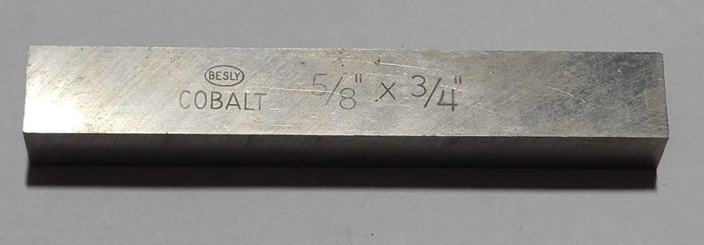 Besly Cobalt 3/4 x 5/8 x 5" Lathe Tool Cutting HSS Bit Square