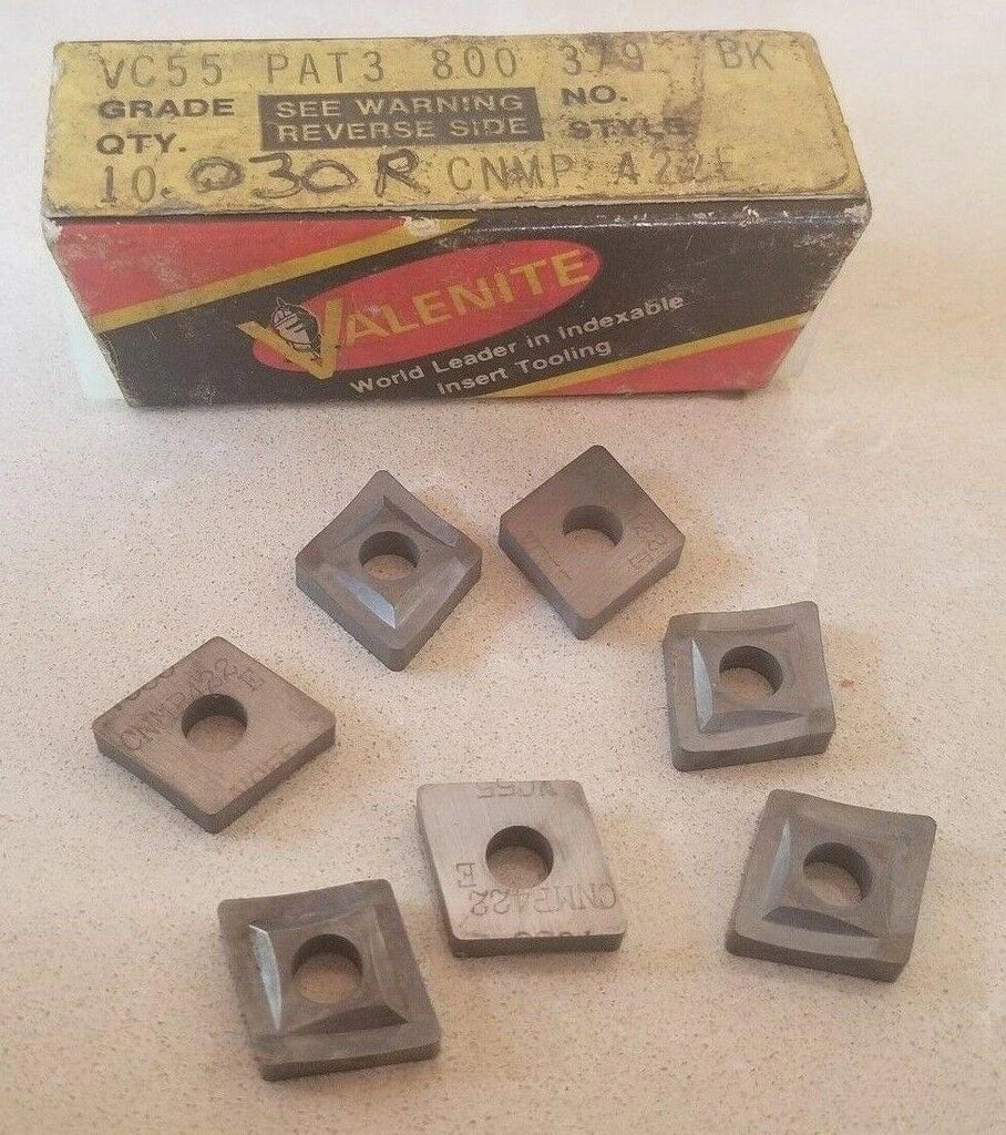 Valenite VC55 PAT3 800 379 CNMP 422E Lathe Carbide Inserts 7 Pcs Tools New