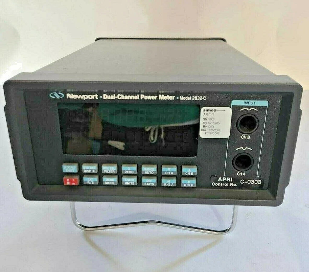 Newport 2832C (2832-c) Dual-Channel High-Precision Optical Power Meter