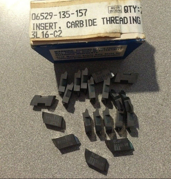 TGI USA Made TLJF 3010L16 C2A Lathe Grooving Carbide Inserts 20 Pcs New Tools