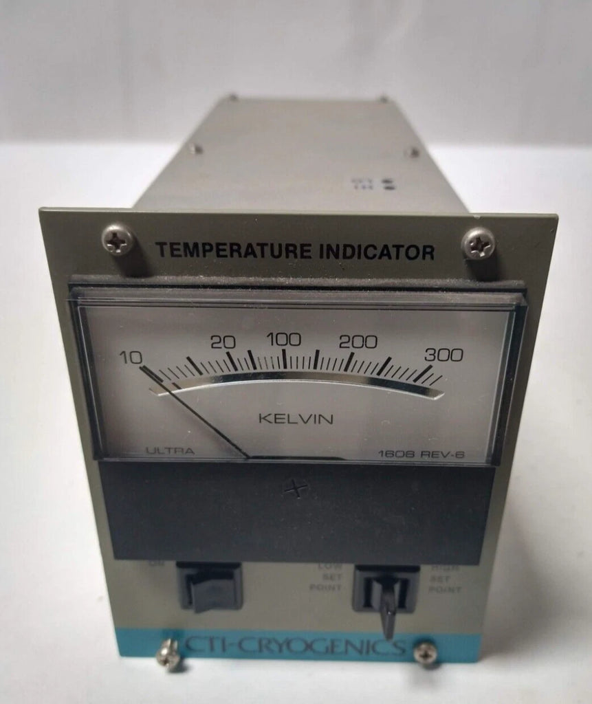 CTI Cryogenics Temperature Indicator 8042002G003 1608 Rev-6 Kelvin Display