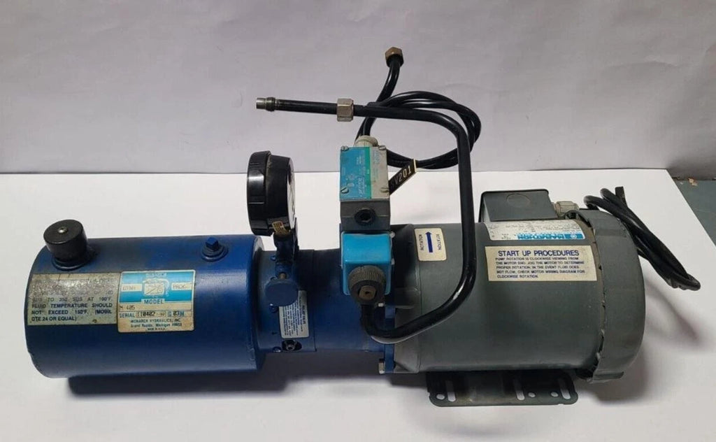 Monarch Hydraulics M-405 MARATHON 1-1/2 HP AC ELECTRIC MOTOR 1725 RPM G584