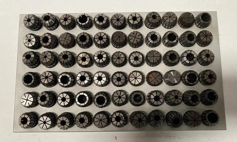 Lot of 66 ER16 Spring Collet Set For CNC Mill Milling HAAS Fadal Machine Center