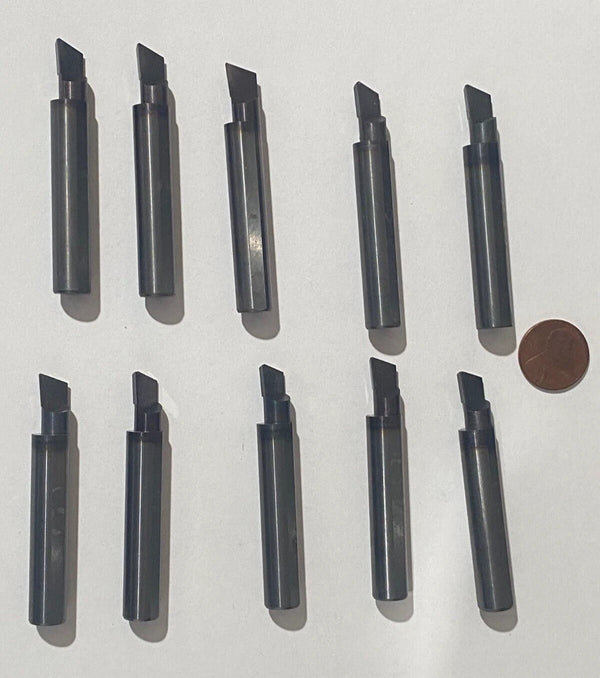 Lot of 10 Solid Carbide Boring Bars 3/8 Shank Lathe Mill Turning Machinist Tool