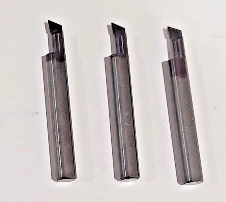 Lot of 3 Solid Carbide Boring Bar Lathe Mill Machinist Tools 5/16 Shank