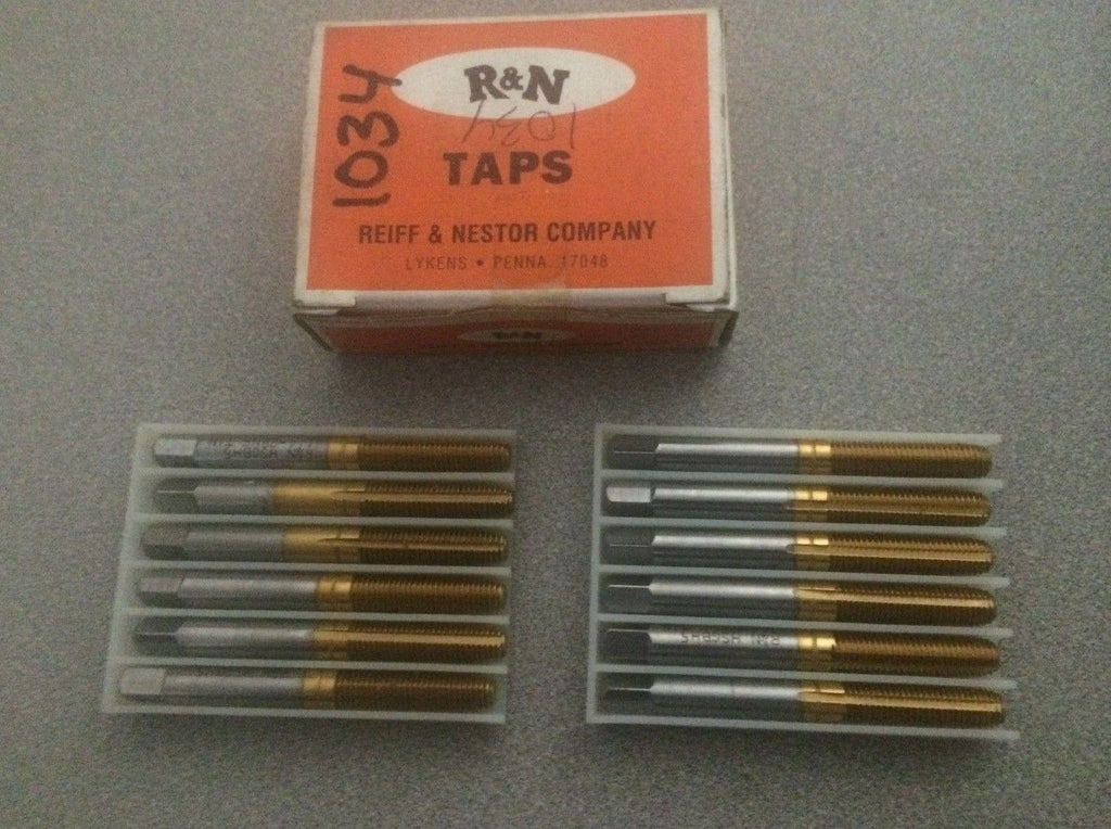 Reiff Nestor R&N ThreadFormer HSS Standard Bott Tap 12 Pcs 1/4 - 28 BH-5 THD 6-N
