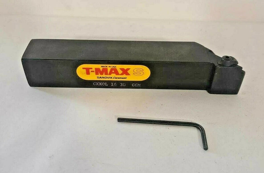 SANDVIK COROMANT T-MAX CXXOL 16 3D C6M Lathe Mill Tool Holder Carbide Inserts