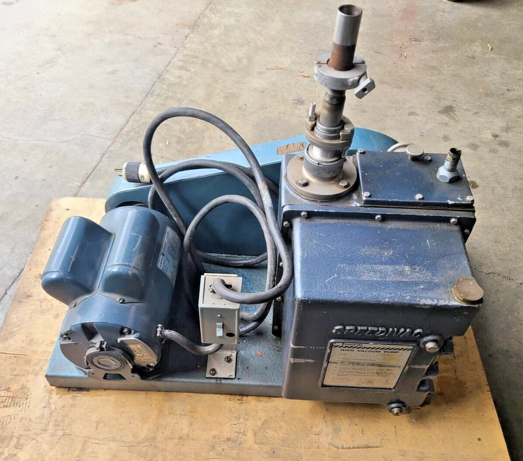 EDWARDS ED660 SPEEDIVAC Belt Drive Rotary High Vacuum Pump Dayton Motor