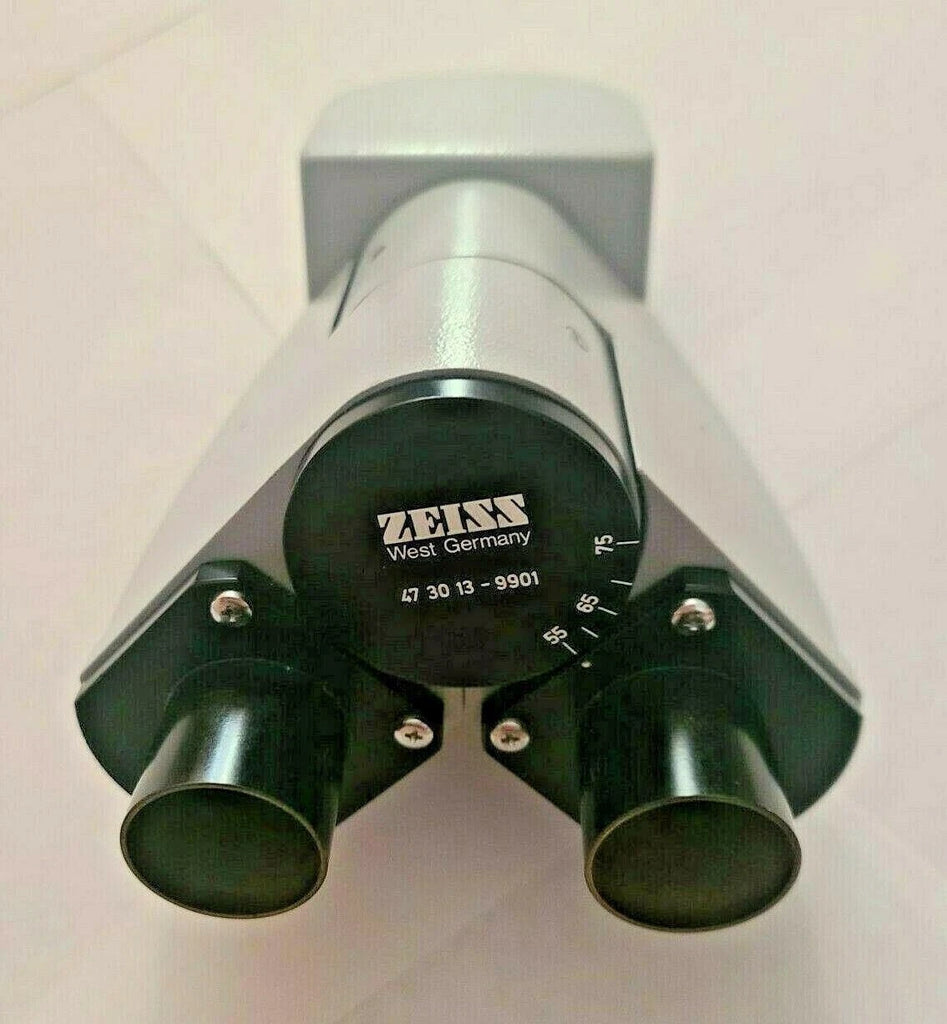 Zeiss 47 30 13 9901 Binocular Microscope Head 55 65 75 West Germany