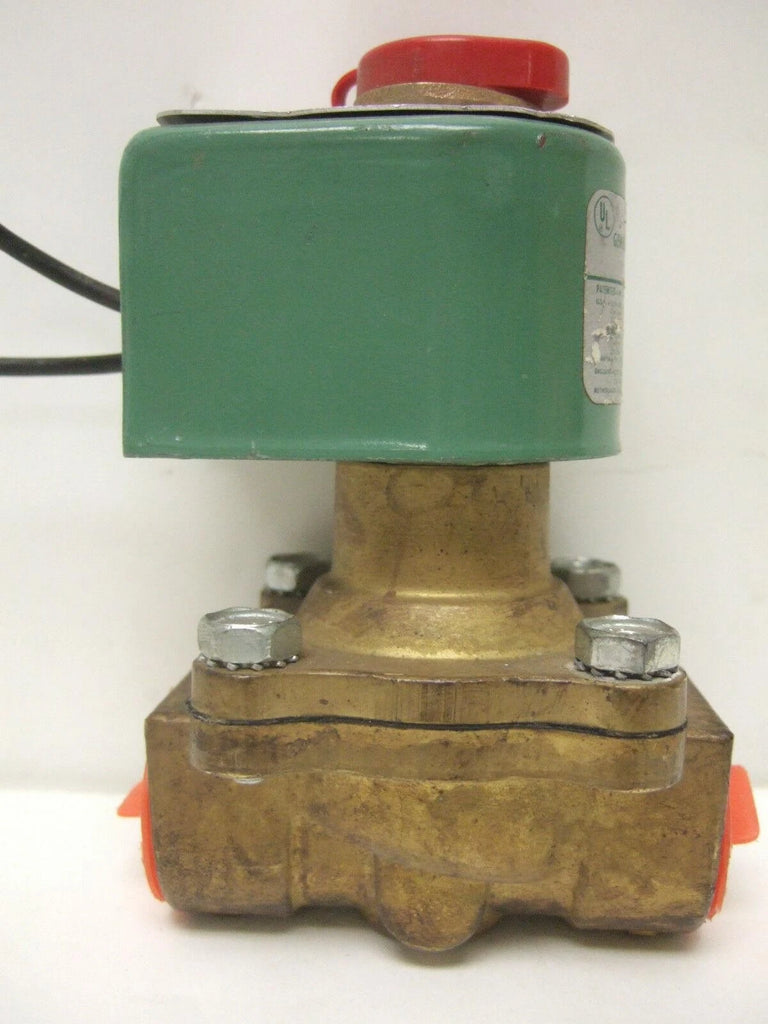 ASCO Red-Hat 8210C35 2-Way Solenoid Valve 24V 11.2W 125 PSI 3/4” 8210