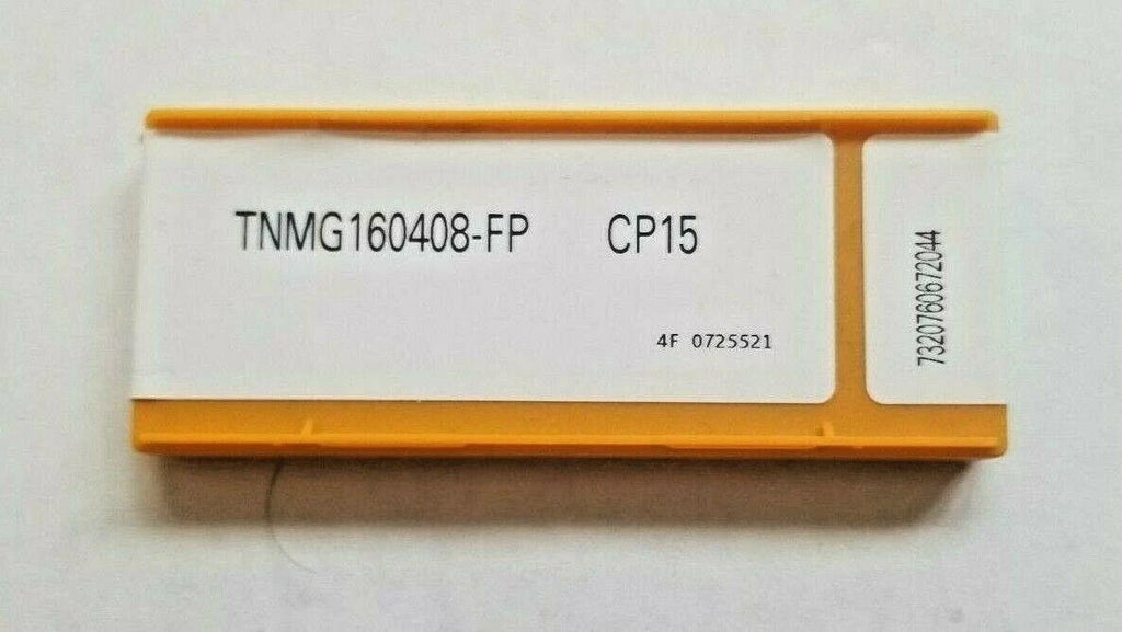 10 Pcs CARBOLOY TNMG 160408-FP CP15 Carbide Inserts Lathe Tools New