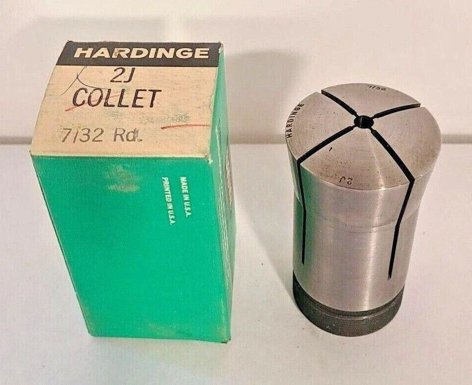 (1) New CNC Hardinge 2J Lathe Mill ROUND Spring Collet Size 7/32 Free Shipping
